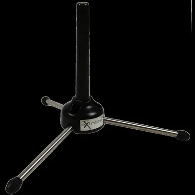 Produktbild von Instrumentenständer CFS01 für Flöte Klarinette, Metall schwarz, Höhe 180 mm, zusammengeklappt 58x58x170 mm