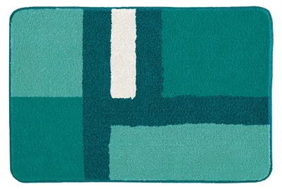 Produktbild von Kleine Wolke Badteppich ARIANA Türkis 65 x 115 cm
