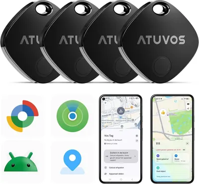 Produktbild von Smart Tracker Tag 4 Stück, Schlüsselfinder, für Tasche