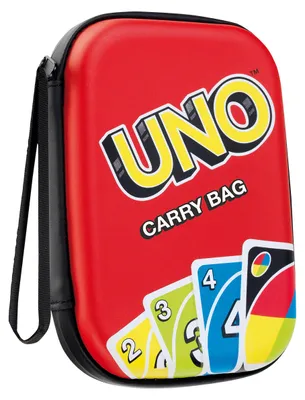 Produktbild von Theo Klein UNO Tragetasche, praktische Spielkarten-Tasche, Maße: 11 cm x 3,5 cm x 15,5 cm