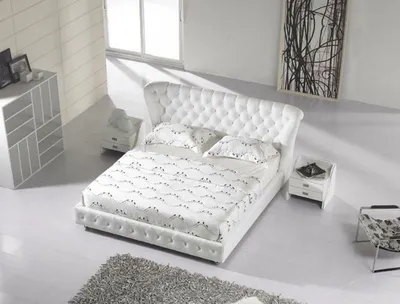 Produktbild von Designer Polsterbett Bett Betten Hotel Chesterfield Hotelbett Neu JVmoebel