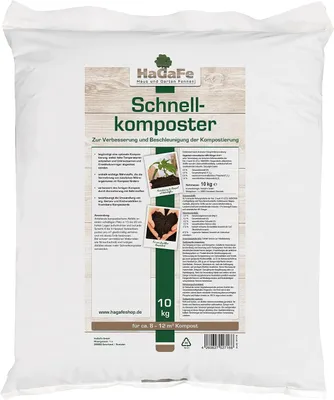 Produktbild von 1 x 10kg HaGaFe Schnellkomposter, Kompostbeschleuniger, Komposthilfe, Kompost