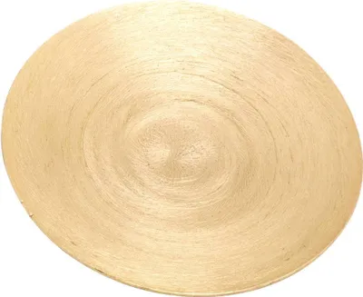 Produktbild von Aluminium Kerzenteller Rund Ø12,5cm Kerzenhalter Gold Schieferoptik Kerzenhalter
