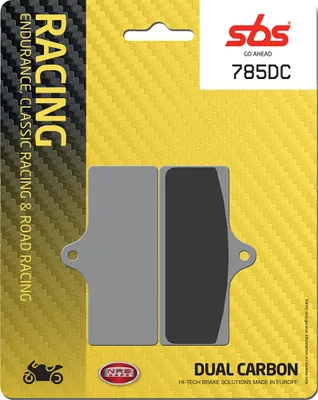 Produktbild von Bremsbelag SBS 785DC (Satz pro Scheibe) Road Racing Dual Carbon