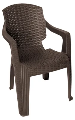 Produktbild von Garronda 1 Stk. Gartenstuhl stapelbar Rattan-Optik GD-0254 Braun