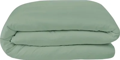 Produktbild von Livessa Bettwäsche 135x200 Baumwolle 4-teilig, 2x Bettbezug - 2x Kissenbezug 40x80 cm, Litchgrün
