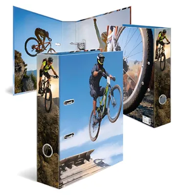 Produktbild von HERMA Motiv-Ordner A4 Mountain Bike, A4, Karton, Mehrfarbig, 7 cm, Leiter, 1 Stück(e)