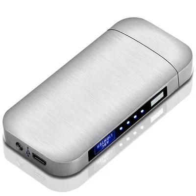 Zdjęcie produktu dla Zapalniczka elektryczna USB TO-25708 - Srebrna KP25708
