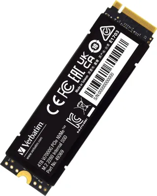 Produktbild von Verbatim Vi7000G - Republic of Gamers - SSD - 4 TB - intern - M.2 2280 - PCIe 4.0 x4 (NVMe)