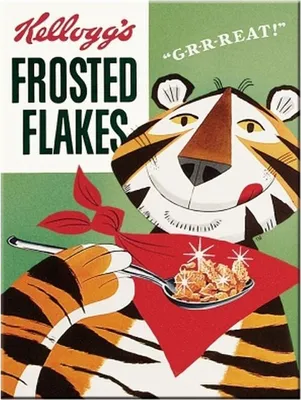 Produktbild von Nostalgic-Art - Magnet 6 x 8 cm - Kellogg's - Frosted Flakes Tony Tiger