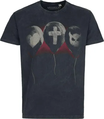 Produktbild von Unheilig T-Shirt Herren Liebe Glaube Monster anthrazit M