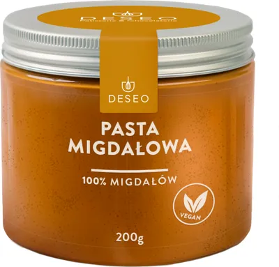 Zdjęcie produktu dla Pasta migdałowa 100% 200g DESEO