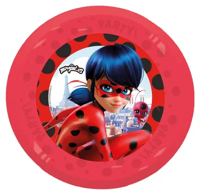 Produktbild von 4er Partygeschirr-Set Ladybug 21 cm -