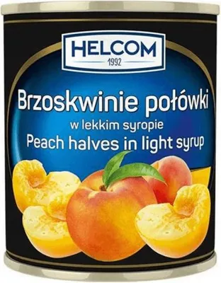Image de Pêches coupées en deux au sirop 2,6 kg