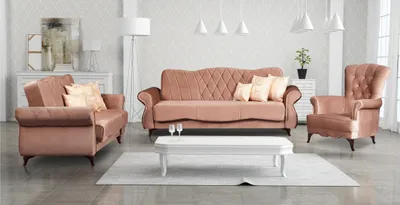 Produktbild von Sofagarnitur Set 3+2+1 Sitzer Garnitur Design Moderne 4tlg Modernes