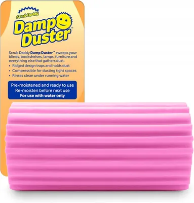 Produktbild von Scrub Daddy Damp Duster Original Staubwisch-Schwamm Pink