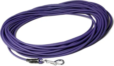 Produktbild von Mystique® Biothane Schleppleine rund 6mm Standard Karabiner lila 5m