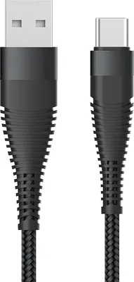 Produktbild von Elox Datenkabel 2,5 m, schwarz, mit 480 MBit/s Datenrate und 3.0A Ladestrom