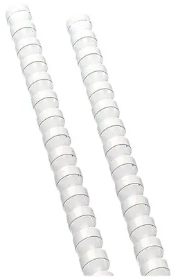 Produktbild von Q-CONNECT Plastic Combs, Binderücken, Weiß, Kunststoff, 1,4 cm, 45 mm, 0,42 mm