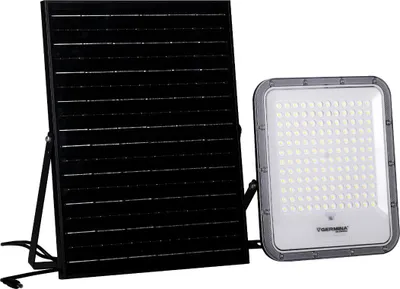 Zdjęcie produktu dla GERMINA Naświetlacz LED Reflektor 200W z panelem słonecznym IP65 z pilotem