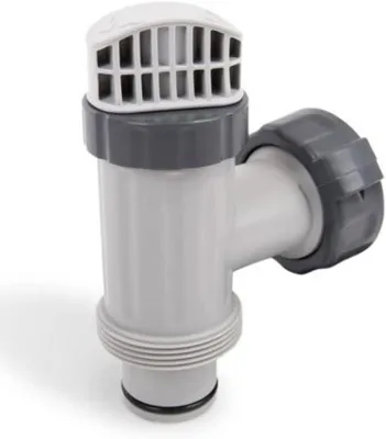 Produktbild von Ersatzteil für Poolpumpen mit Kolbenventil, 1,5"-Auslasssieb und Dichtungen & Muttern (2er-Pack)
