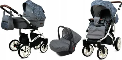 Image de BabyLux® Optimal | Kocárek 3v1 Set | Kocárek Combi | Sada kocárku | Bug