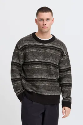 Produktbild von Solid SDMaxwell Herren Strickpullover Grobstrick Pullover mit Rundhals Rippbündchen Relaxed fit