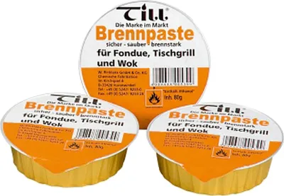 Produktbild von Brennpaste 3er-Schleife, Inhalt: 3 x 80 Gramm