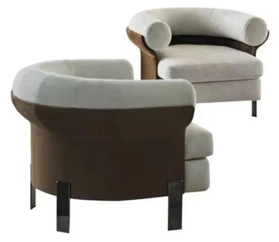 Produktbild von Sessel Modern Sessel  Fernseh Couch 1 Sitzer Sofa Textil Stoff
