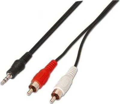 Immagine prodotto di AISENS A128-0147 - Cavo audio stereo (spina jack 3,5/M-2xRCA, 1,5 m), nero