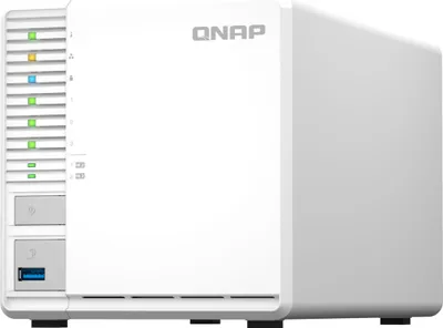Produktbild von QNAP TS-364 - NAS-Server - 3 Schächte - SATA 6Gb/s - RAID 5 - RAM 8 GB - 2.5 Gigabit Ethernet - iSCSI Support
