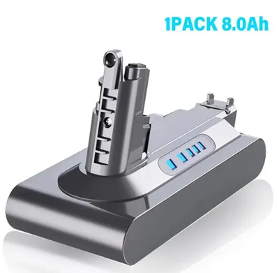 Produktbild von Staubsauger-Akku - V10 - 8000 mAh (8 Ah) - Lithium-Ionen - Hohe Kapazität - Schokoladenbraun
