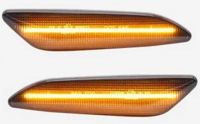 2x LED Seitenblinker Schwarz für Alfa Romeo 147 Facelift 2005- / Alfa 156 1997 – Produktansicht