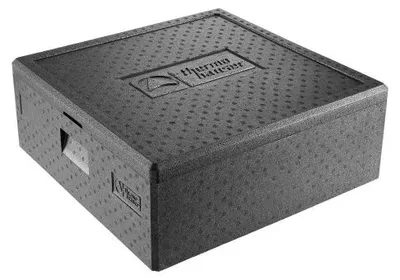 Produktbild von EPP-Thermosbox PIZZA schwarz 49 l mit Deckel