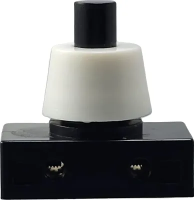Produktbild von Einbau Druckschalter für Lampen 250V 2A Schwarz - Weiß