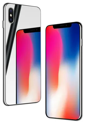Immagine prodotto di NALIA Specchio Custodia in vetro temperato per iPhone X / XS, Specchio Custodia 9H Vetro Temperato Argento