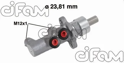 Produktbild von CIFAM 202-751 Bremszylinder Hauptbremszylinder für SMART FORTWO Coupe (451) FORTWO Cabrio (451) FORTWO Cabrio (450)