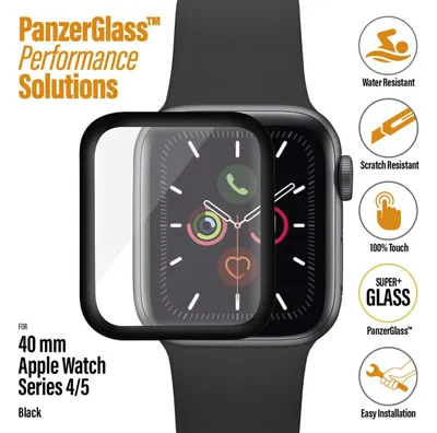 Obrázok produktu pre PanzerGlass ® Apple Watch Series 4 | 5 | 6 | SE 44mm | Screen Protector Glass, Apple, Apple - Watch Series 4 44mm, Apple - Watch Series 5 44mm, Apple - Watch Series 6 44mm, Apple -..., Suché aplikovanie, Odolné proti poškriabaniu, Odolný proti nárazom, Vode odolné, Antibakteriálne, Priehľadná, 1 kusov