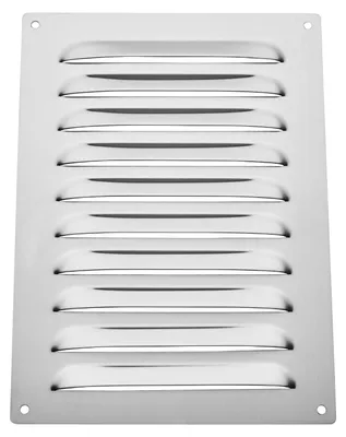 Produktbild von SOTECH Lüftungsgitter 165 x 230 mm Edelstahl gebürstet – aufschraubbar