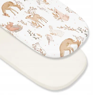 Produktbild von ColorStories Laken für Kinderwagenwanne 84x45 cm 2-er-Pack Forest Friends