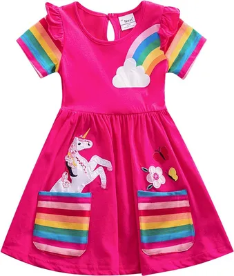 Productafbeelding van Currero Jurk Meisjes Roze 4-5Y