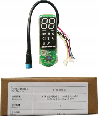 Produktbild von Original Steuerplatine / Steuerung mit Display für Elektroroller Ninebot Max G30