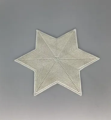 Image de Sander Berneck Stern 100% Polyester 23cm weiß