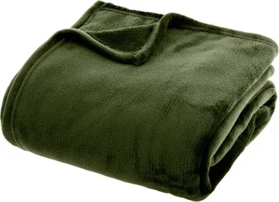 Produktbild von Flanellplaid khakigrün 180x230cm  - Atmosphera créateur d'intérieur