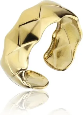Obrázok produktu pre Módny pozlátený prsteň Lyla Gold Ring MCR23013G
