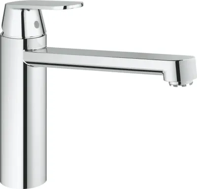 A single chrome faucet is shown against a white background.