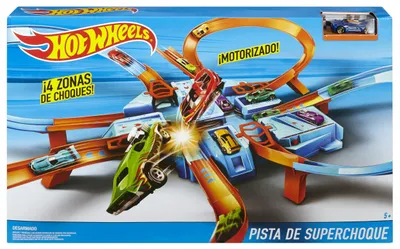 Produktbild von Hot Wheels Action CRISS CROSS CRASH TRACKSET, Fahrzeug- & Schienen-Set, 5 Jahr(e), D, Kunststoff, Mehrfarbig, Blau