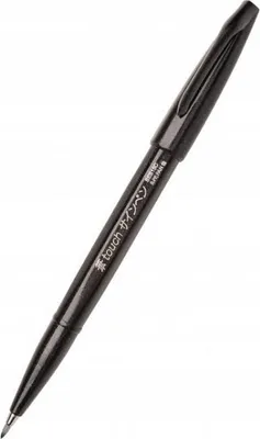 Produktbild von Pentel Brush Sign - Fein - 1 Farben - Schwarz - Pinselspitze - 0,5 mm - 2 mm