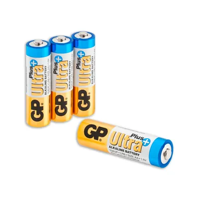 Obrázek produktu pro GP Batteries Ultra Plus Alkaline AA, Baterie na jedno použití, AA, Alkalický, 1,5 V, 4 kusů, Vícebarevný