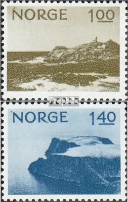 Produktbild von Briefmarken Norwegen 1974 Mi 679-680 (kompl.Ausg.) postfrisch Tourismus
